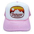 Denver Colorado Trucker Hat Retro Mountain Snapback Denver Hat Adult Hat Graphic Tee – Feel-Good Design · Top Pick For Any Outfit