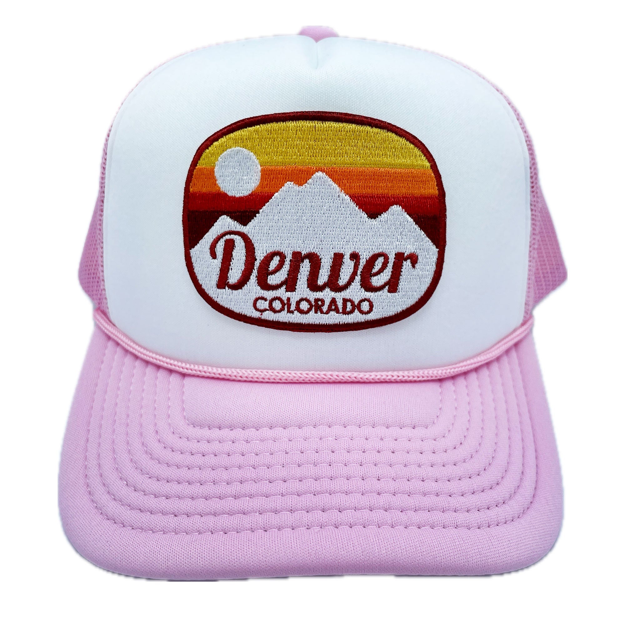 Denver Colorado Trucker Hat Retro Mountain Snapback Denver Hat Adult Hat Graphic Tee – Feel-Good Design · Top Pick For Any Outfit