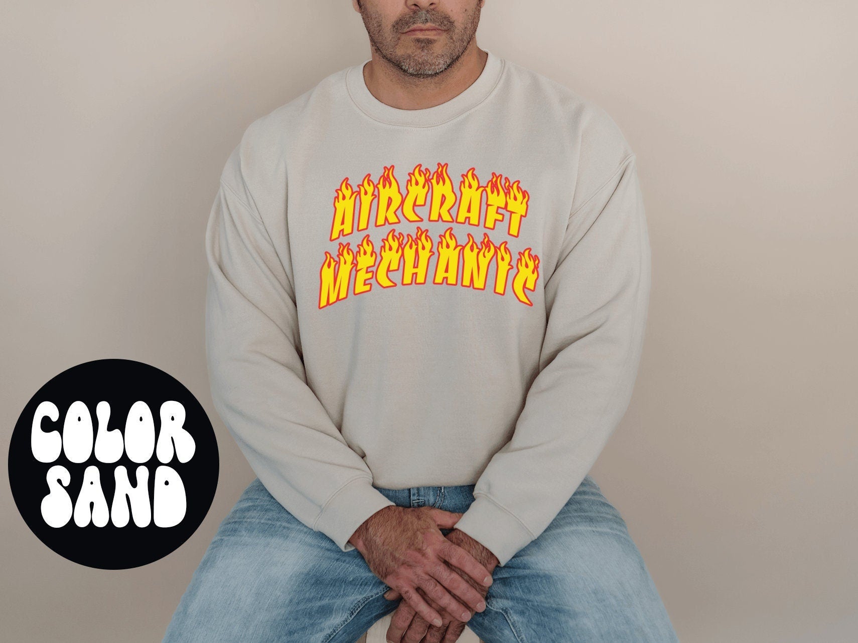 Aircraft Mechanic Grad Graduation Sweatshirt Gifts Crewneck Funny Sweater Shirt Jumper Men Women Him Her Sweatshirt – Soft Feel · High-Quality Print