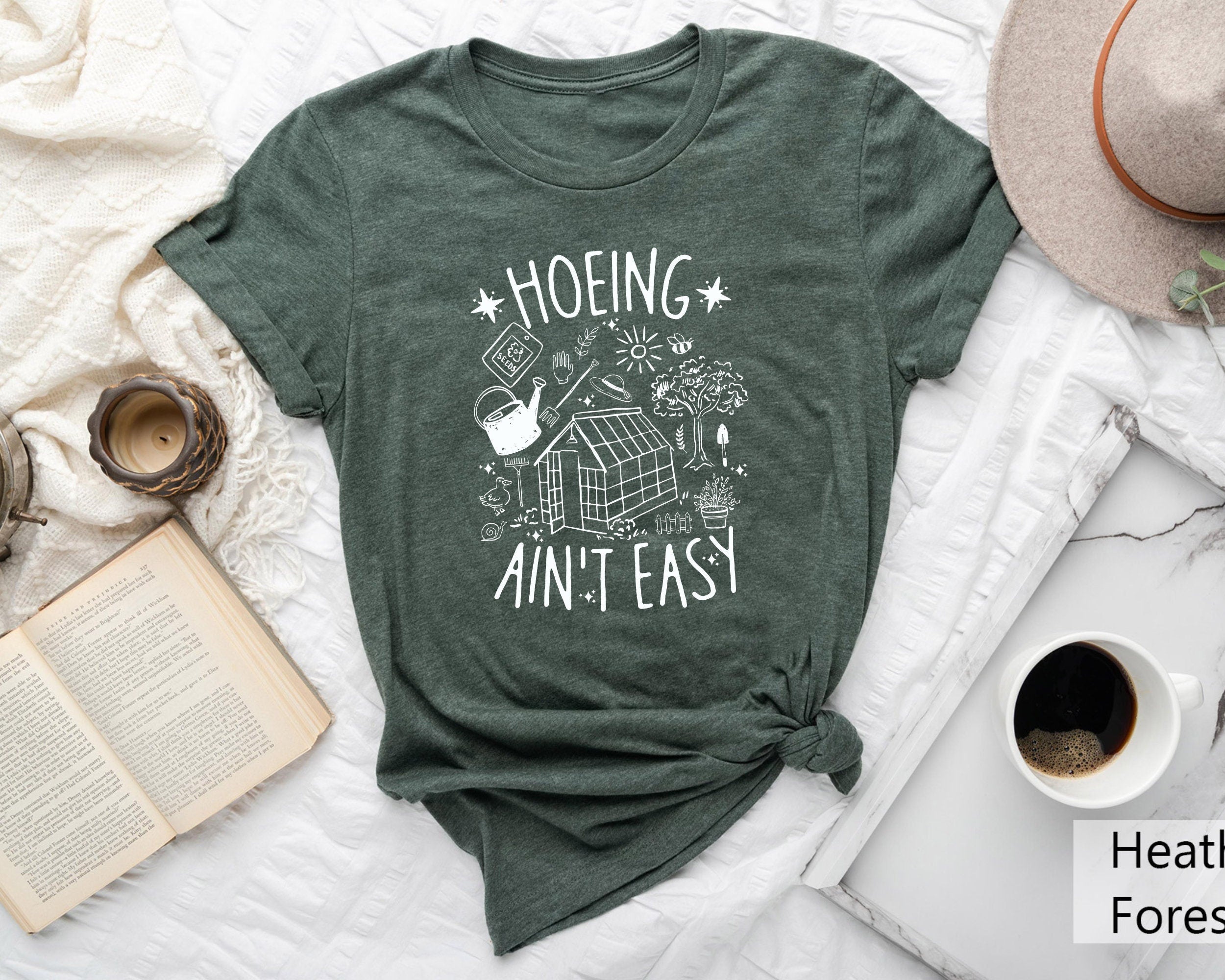 Hoeing Ain39t Easy Sweatshirt Hoeing Ain39t Easy Plant Lover Shirt Gift For Gardeners Botanical Shirt Flower Lover Shirt Gardening Shirt Sweatshirt – Fan Favorite · Perfect For Daily Wear