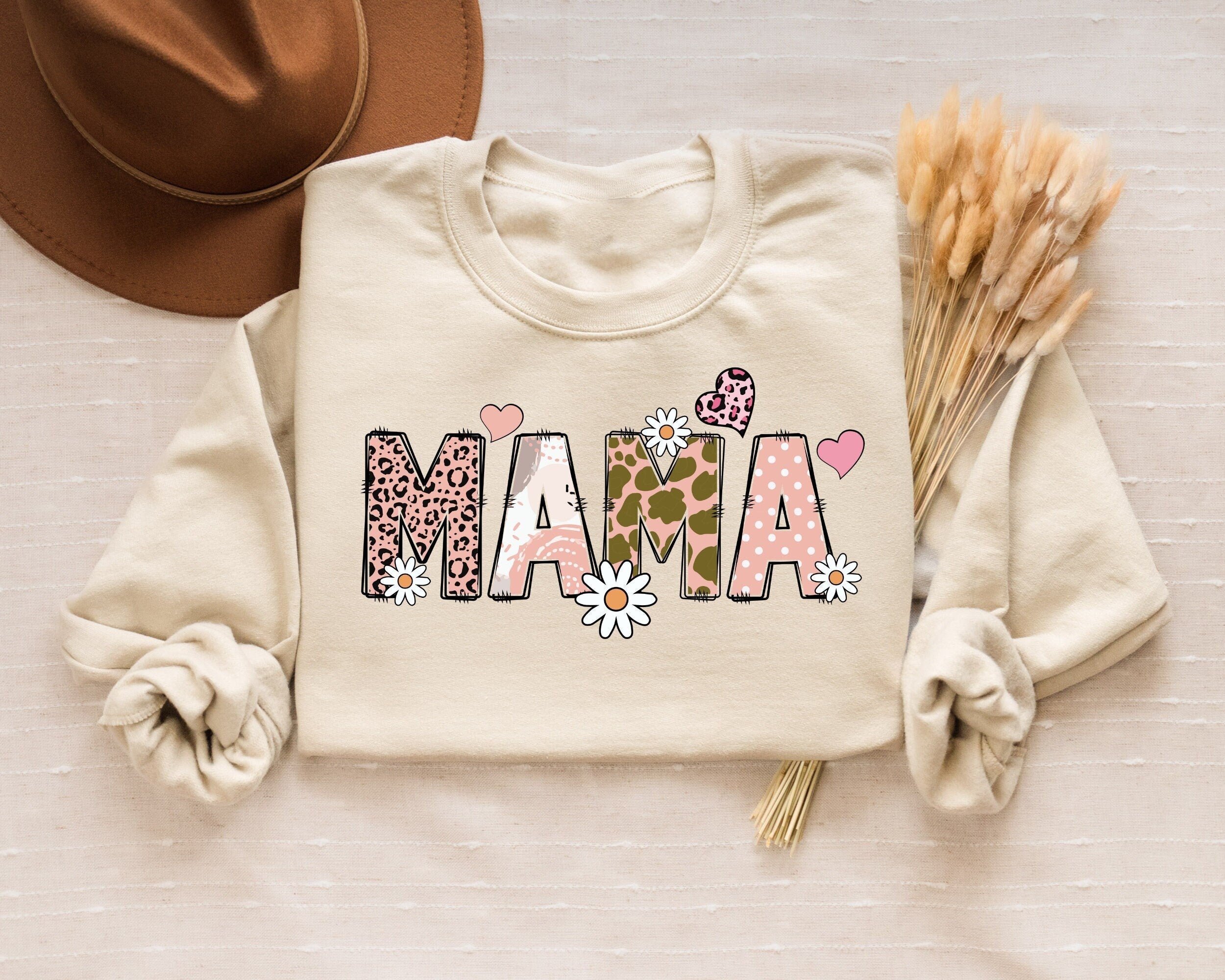 Floral Mama Sweatshirts Cute Mom Sweatshirts Floral Mama Shirts Mommy Shirts Mothers Day Gifts Mama Birthday Gifts New Mom Gifts Sweatshirt – Cozy Vibes · Must-Have Style