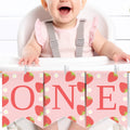 Strawberry 1st Birthday High Chair Banner Strawberry Birthday Highchair Banner Berry First Birthday Girl 1St Birthday Banner STRAW2 Graphic Tee – Fan Favorite · Perfect For Daily Wear