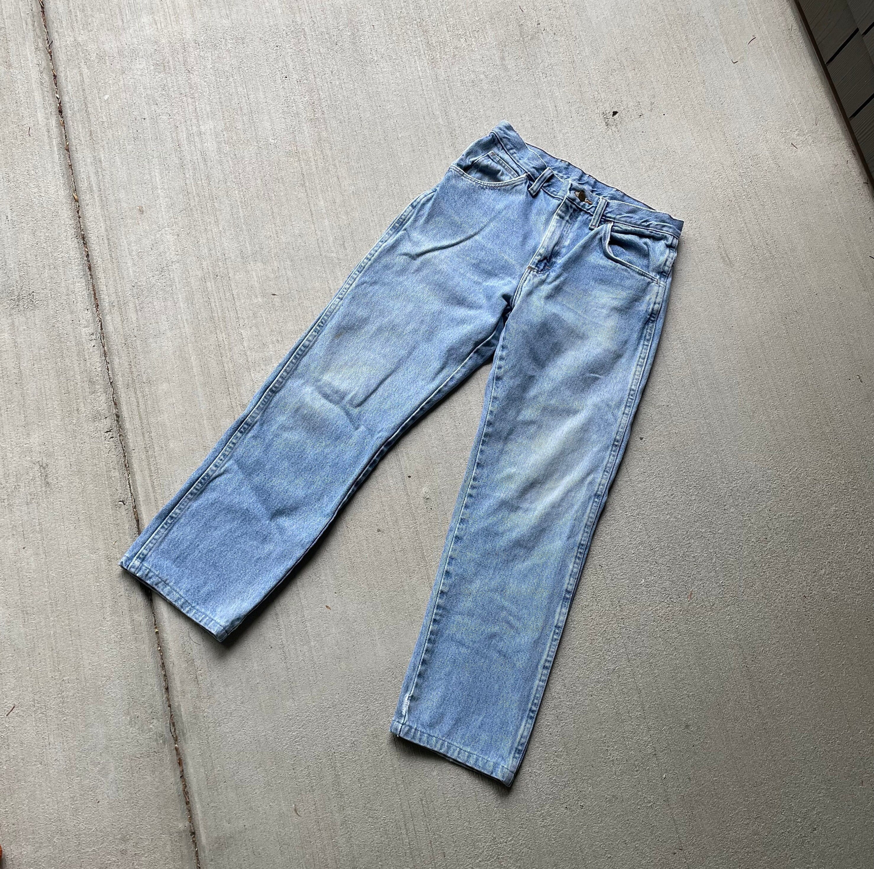 Vintage 90s Light Wash Straight Leg Cotton Jeans 30 in waist Graphic Tee – Premium Graphic · Perfect For Daily Wear
