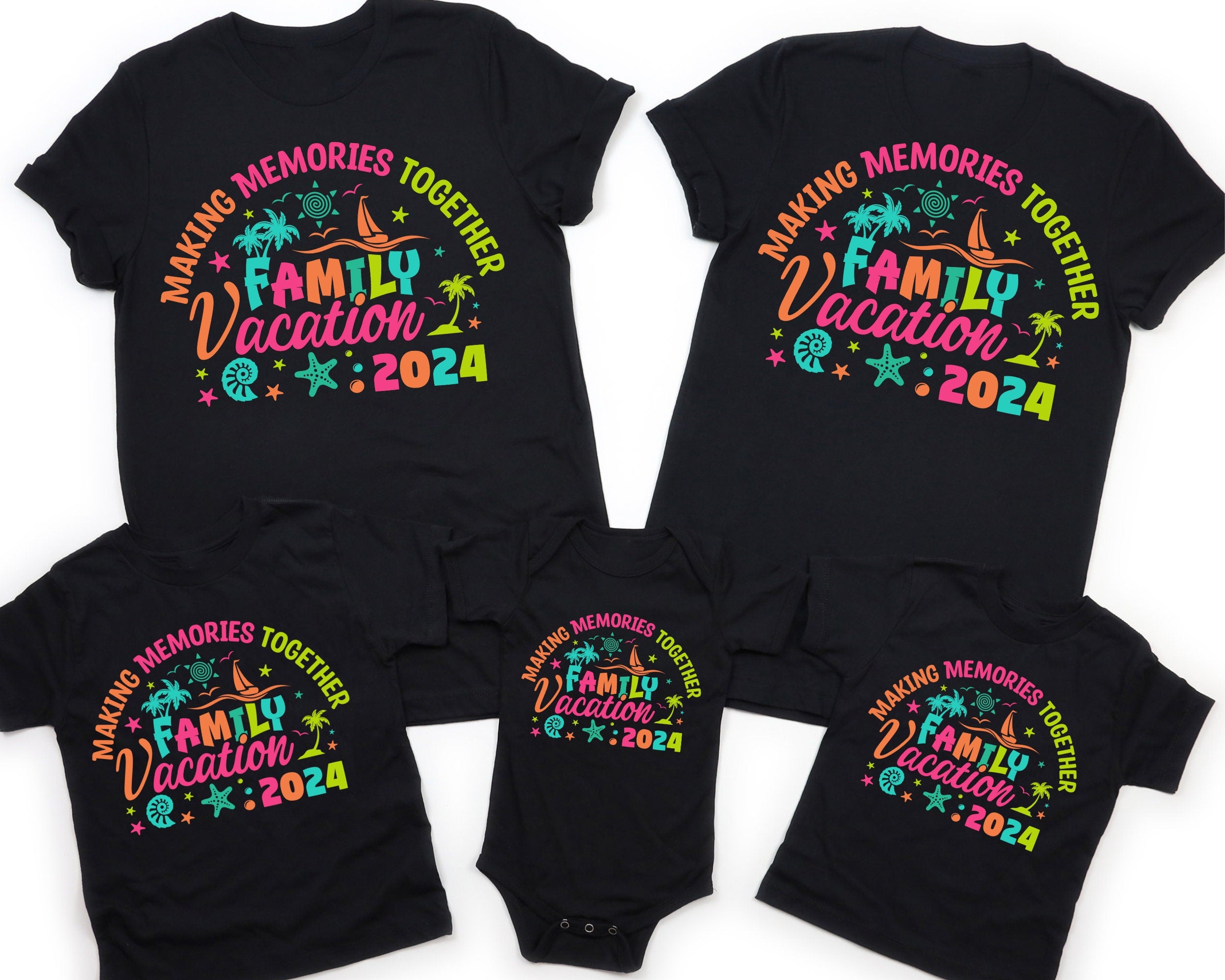 Making memories together family vacation t shirt Graphic Tee – Aesthetic Look · High-Quality Print