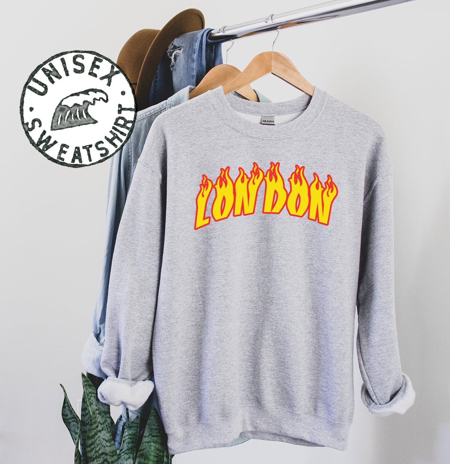 London Sweatshirt Gifts Crewneck Funny Sweater Shirt Jumper Men Women Him Her Sweatshirt – Warm & Stylish · Great Gift For Fans