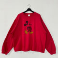 Vintage Mickey Mouse Sweatshirt Mickey Crewneck Goofy Pluto Sweater Pullover Donald Duck Minnie Mouse Print Logo Red XXLarge Sweatshirt – Soft Feel · Top Pick For Any Outfit