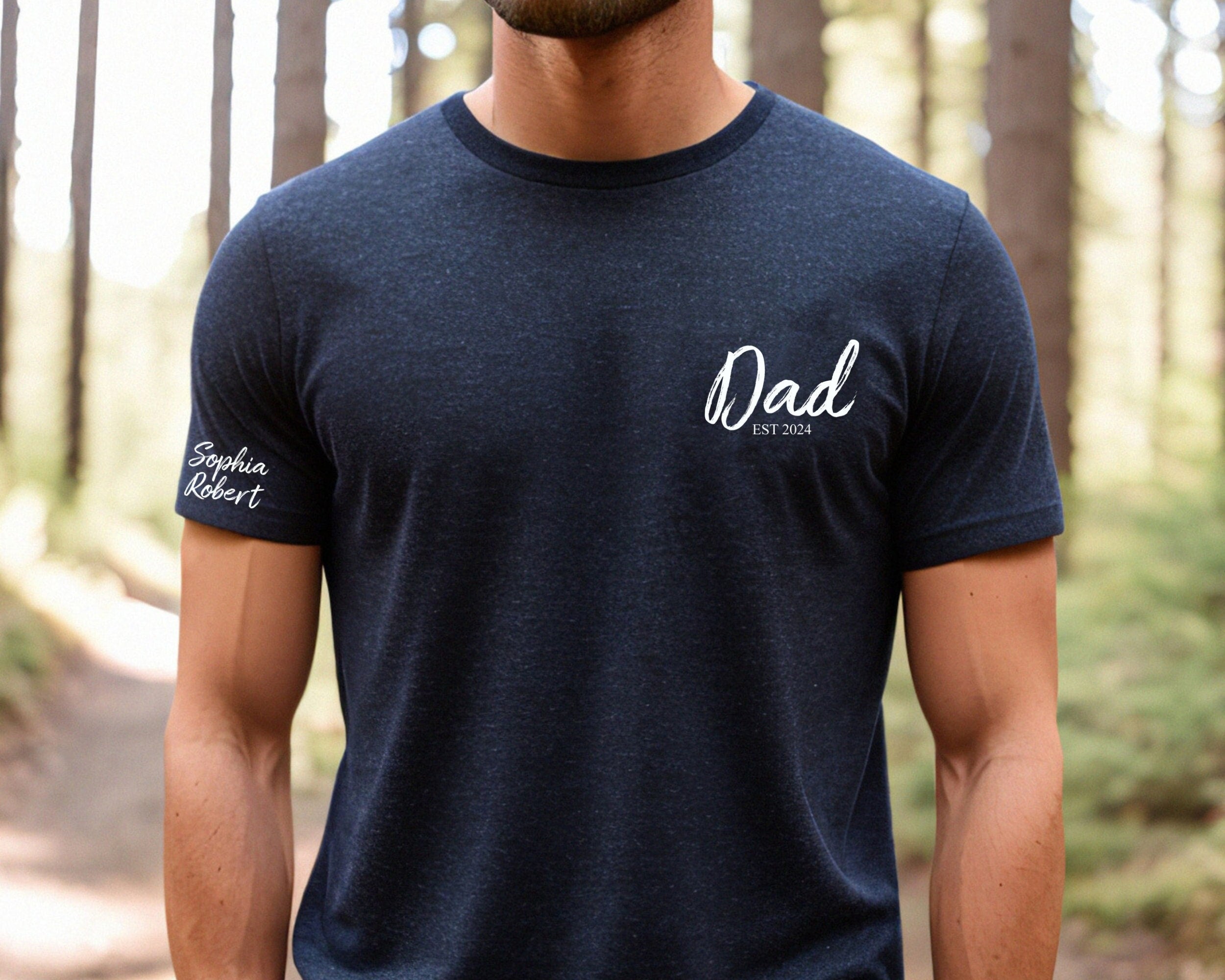 Dad Shirt Dad Shirt With Kid Names Custom Dad Shirt Custom T Shirt Graphic Dad Tshirt Custom Dad Shirt T shirt Dad Dad Tee Graphic Tee – Everyday Comfort · High-Quality Print