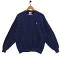 90s DC Crewneck Sweatshirt Vintage Jerzees District of Columbia Embroidery Sweater Jumper Pullover Embroidery Navy Blue Sweatshirt – Aesthetic Look · Top Pick For Any Outfit