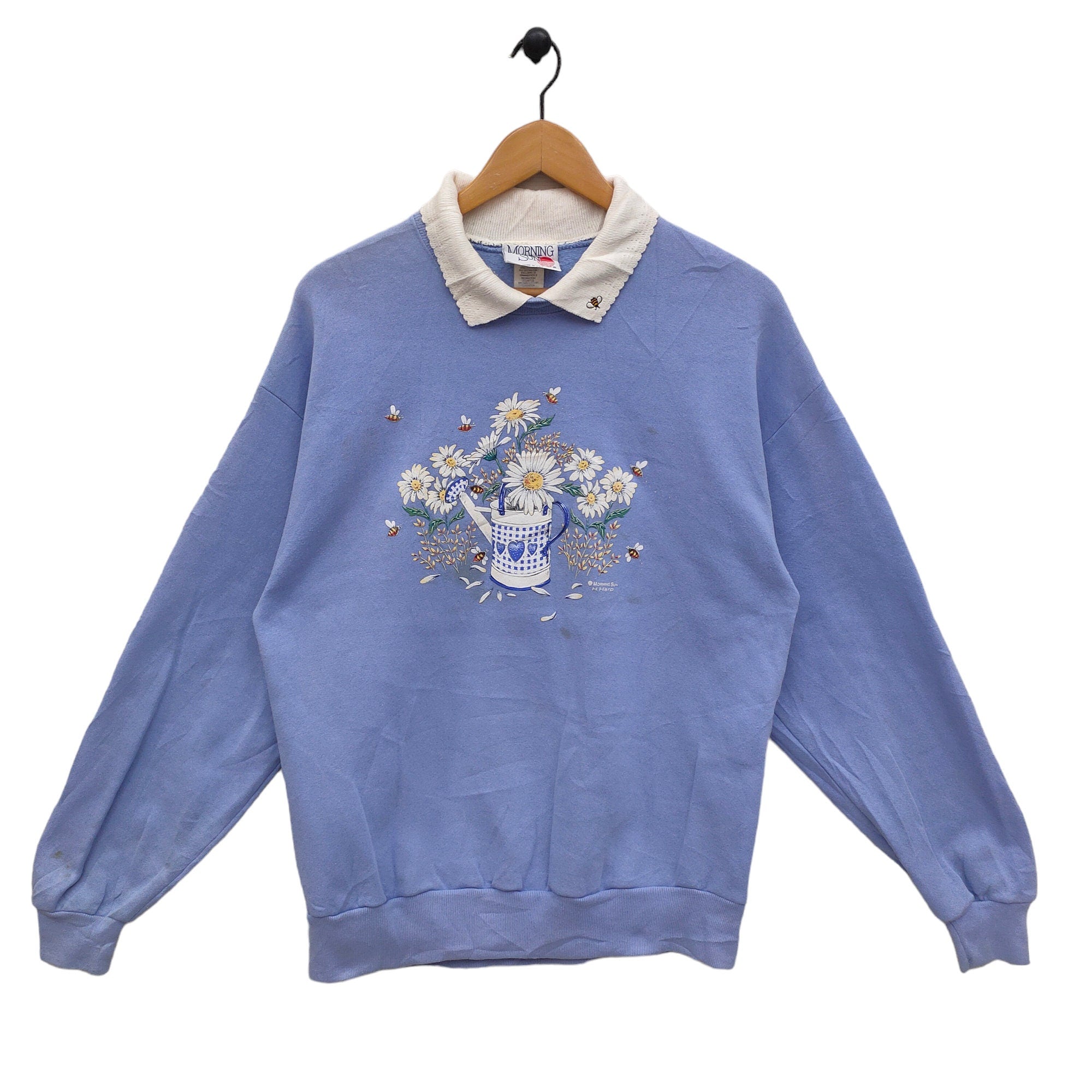 Sunflower Seeds By Morning Sun Sweatshirt Sweater Vintage 90s Crewneck Women39s Pullover Bee Sweatshirt Medium Sweatshirt – Cozy Vibes · Great Gift For Fans