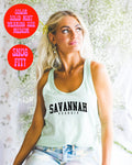 Savannah Georgia Tank Top Gifts Racerback Shirt Sleeveless Women39s Tank Top – Cozy Vibes · Trending Graphic Apparel