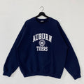 Vintage Auburn University Sweatshirt Auburn University Crewneck Auburn University Sweater Pullover Auburn Tigers Print Logo Blue XLarge Sweatshirt – Cozy Vibes · Great Gift For Fans