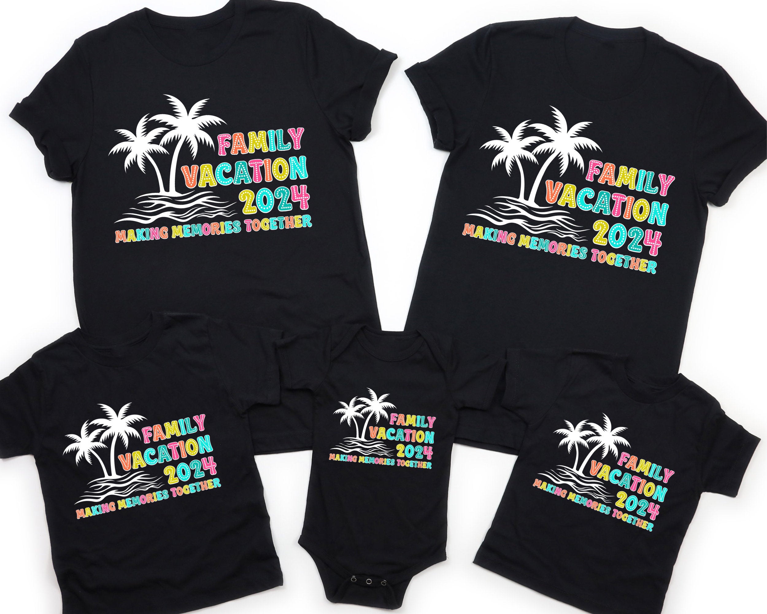Family Vacation 2024 Tshirts Family Vacation Shirts Vacation Shirts for Family Vacation Family Making Memories Together Vacation Shirts Graphic Tee – Everyday Comfort · Trending Graphic Apparel