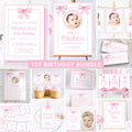 Bow Birthday Party Bundle Pink Bow Birthday 1St Birthday Girl 1st Birthday Bundle Bow Themed Party First Birthday Girl Classic Pink PINK1 Graphic Tee – Fan Favorite · Great Gift For Fans