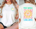 Boat waves sun rays lake days summer vacation t shirt Graphic Tee – Easygoing Wear · Great Gift For Fans