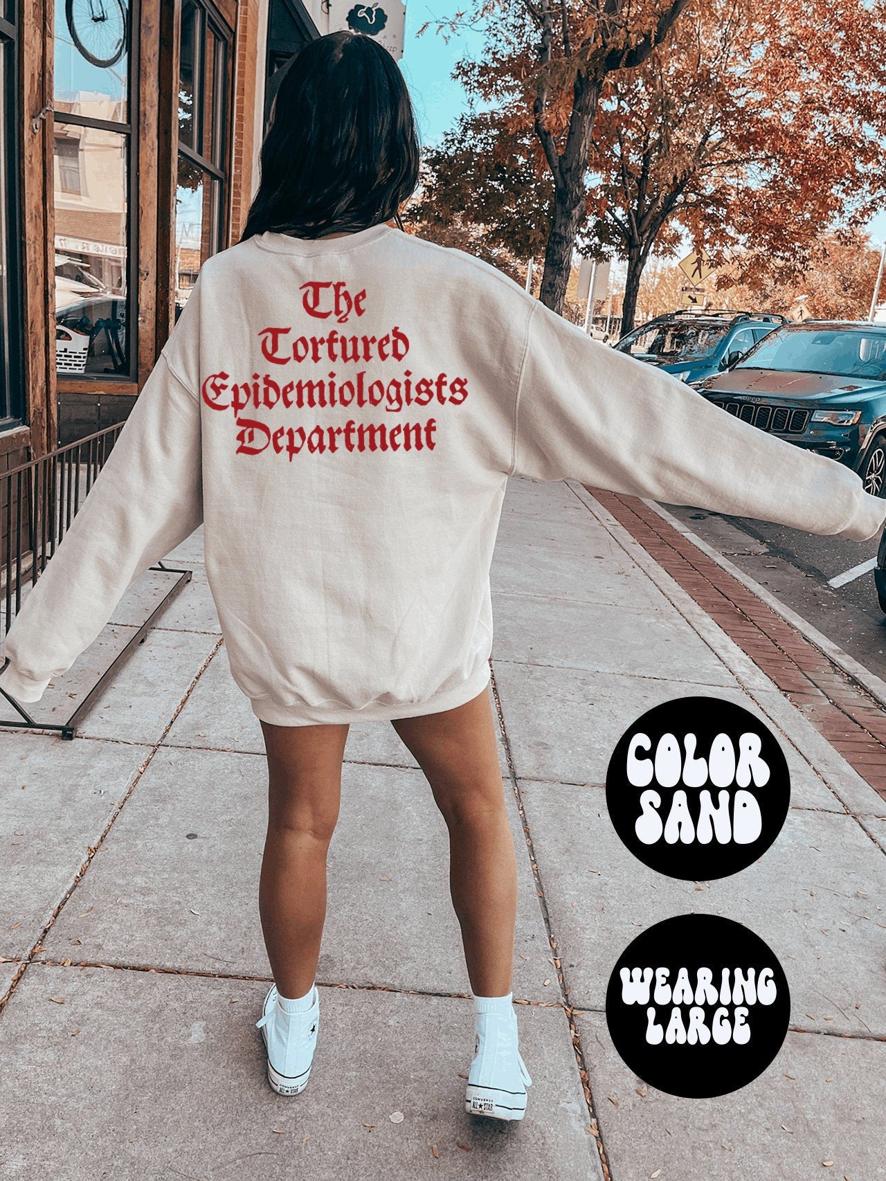 Epidemiologist Epidemiology Grad Graduation BACK PRINT Sweatshirt Gifts Crewneck Funny Sweater Shirt Jumper Men Women Him Her Sweatshirt – Soft Feel · High-Quality Print