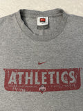 Vintage 1990s Y2K Nike Ohio State University Athletics Center Swoosh T Shirt XL Graphic Tee – Feel-Good Design · High-Quality Print