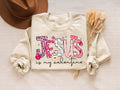Jesus is My Valentine Sweatshirt Jesus is My Valentine Shirt Jesus Valentine Shirt Christian Valentine Shirt Bible Verse Valentine Gift Sweatshirt – Everyday Comfort · Trending Graphic Apparel