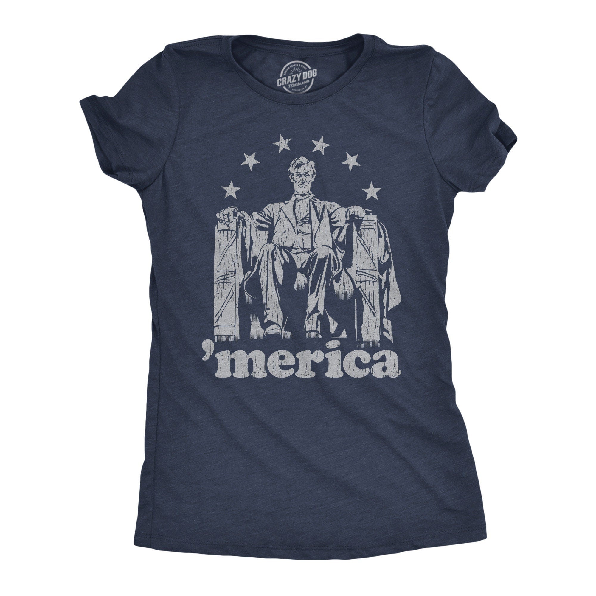 Abraham Lincoln Shirts Abe Lincoln T Shirt Women Funny 4th Of July Shirt Party Shirts Women 39Merica Shirts President Shirts Graphic Tee – Feel-Good Design · Trending Graphic Apparel