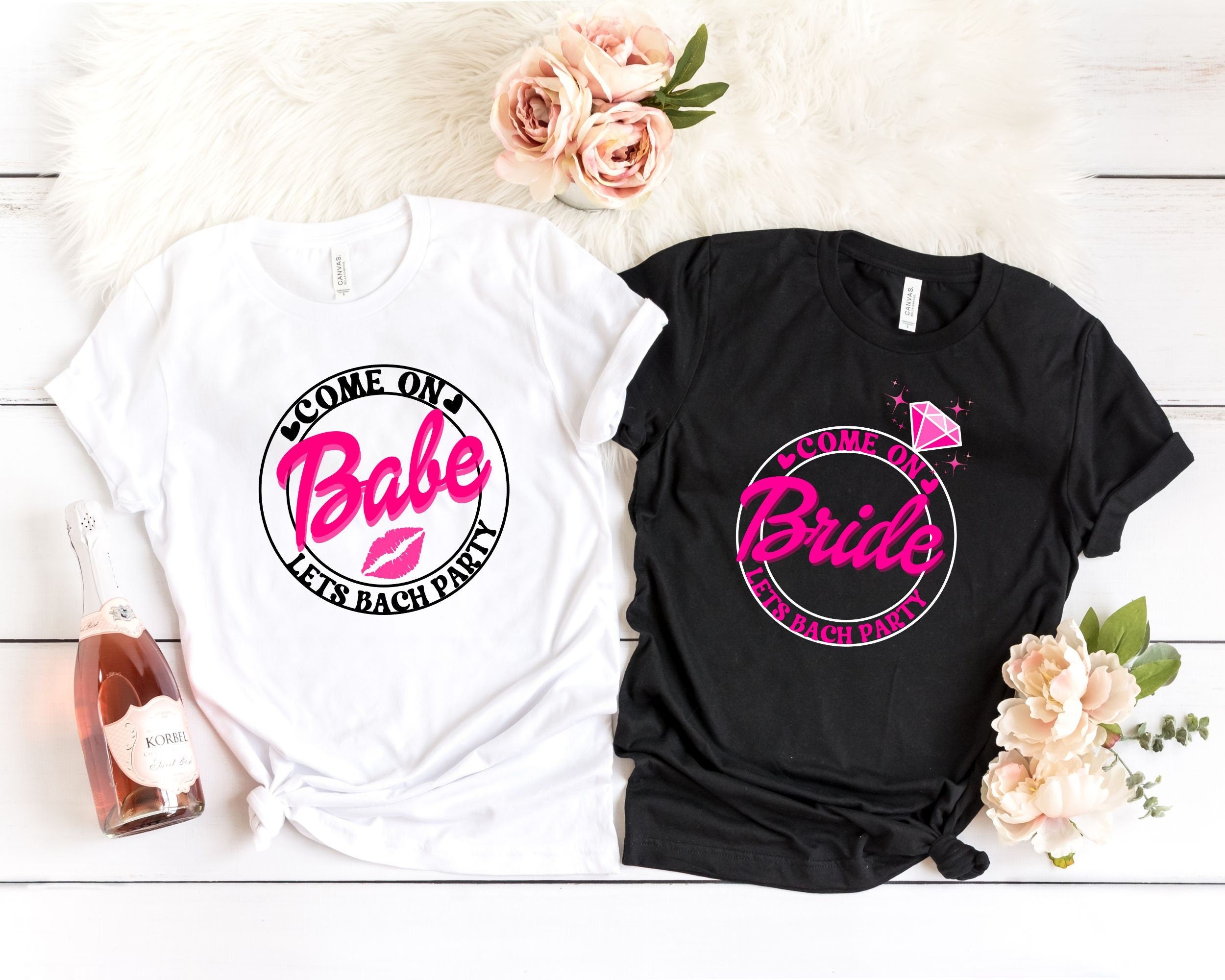 Bride and Babe Bach Party Shirts Come On Bride Bachelorette Shirt Team Bride Tee Bride Baby Doll Matching T shirt Bridesmaid Party Shirt Graphic Tee – Cozy Vibes · Top Pick For Any Outfit