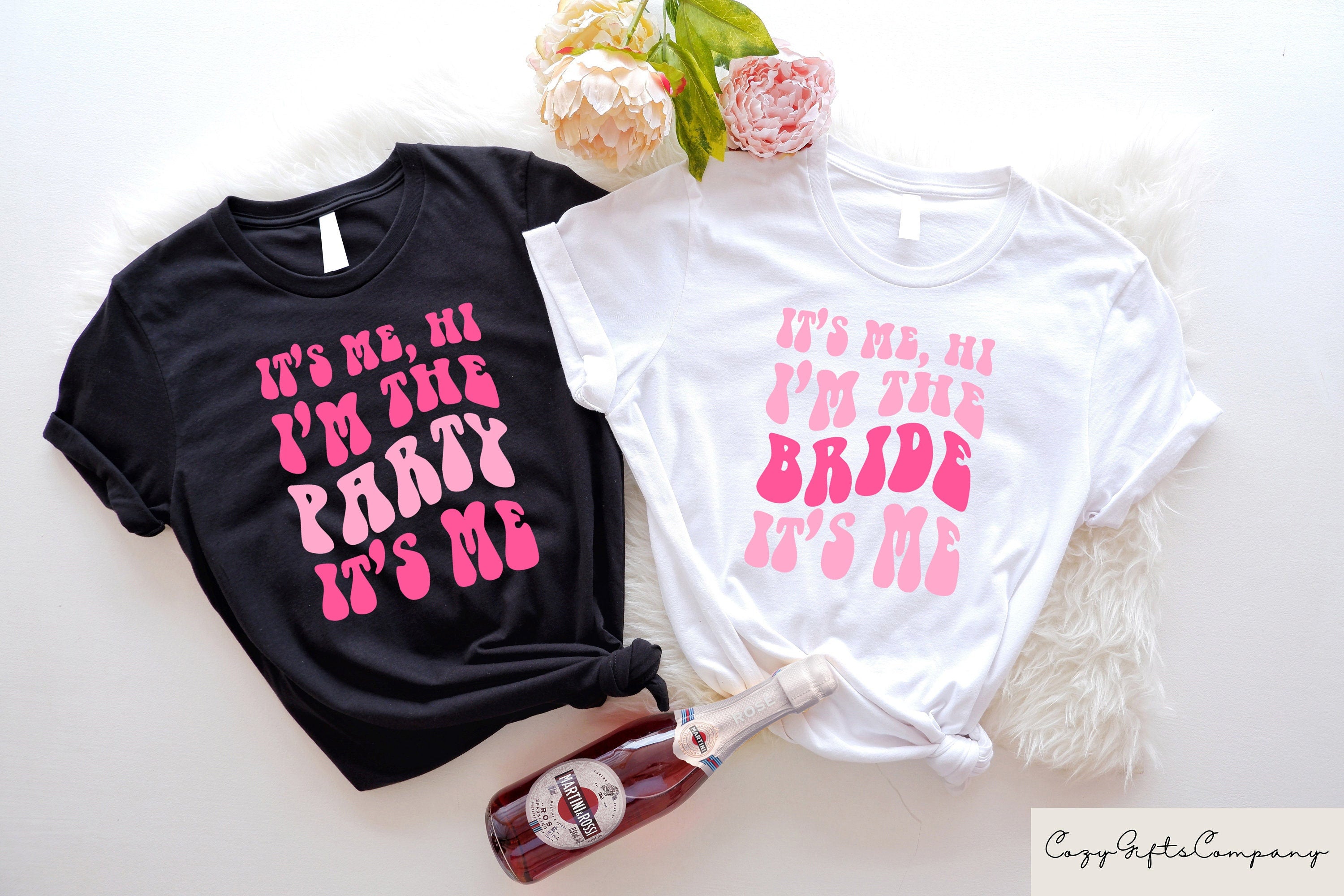 It39s Me Hi I39m The Bride It39s Me Tshirt Bridal Party Matching Shirts Bride Team Shirts Bridesmaid Crewneck Bachelorette Party Favor Graphic Tee – Aesthetic Look · Trending Graphic Apparel