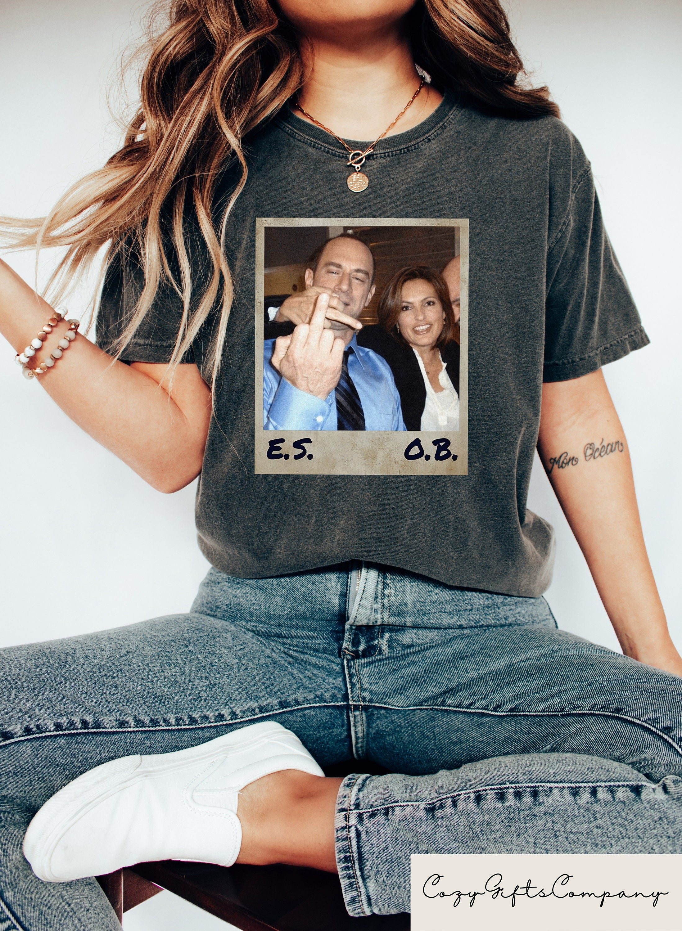 Retro Comfort Elliot Stabler And Olivia Benson Shirt Elliot And Olivia Tshirt Law And Order SVU Tee 90s Graphic Tee 90s Movie Tshirt Graphic Tee – Warm & Stylish · Trending Graphic Apparel