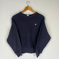 Vintage Champion Tag Champion Small Logo Embroidered Sweatshirt Crewneck Pullover Champion Logo Baggie Sweater Colour Navy Blue Size Medium Sweatshirt – Cozy Vibes · Must-Have Style