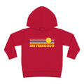San Francisco California Toddler Hoodie Retro Sunrise Unisex San Francisco Toddler Sweatshirt Personalization Available Hoodie – Bold Style · Top Pick For Any Outfit
