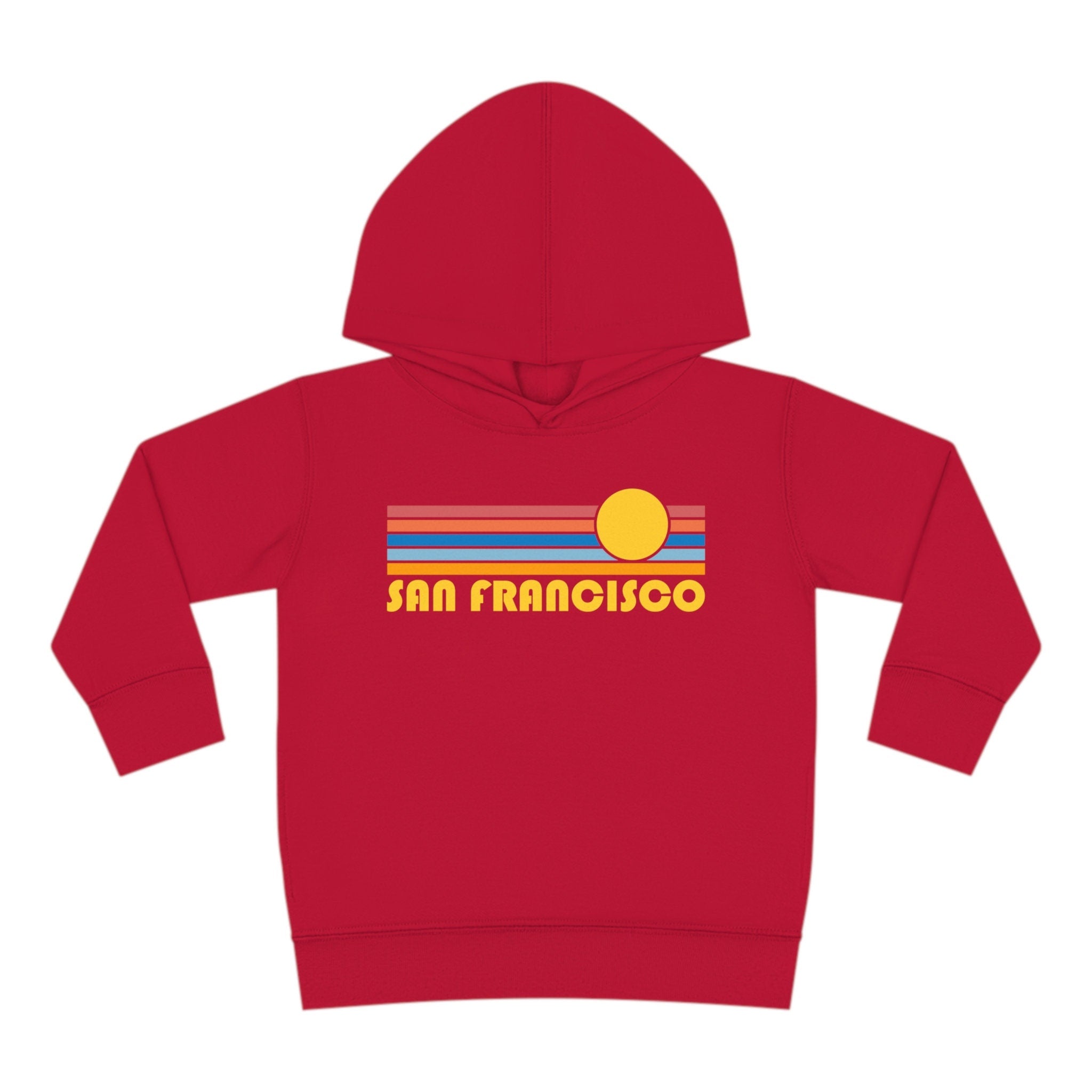 San Francisco California Toddler Hoodie Retro Sunrise Unisex San Francisco Toddler Sweatshirt Personalization Available Hoodie – Bold Style · Top Pick For Any Outfit