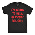 Going To Hell In Every Religion Halloween Shirt Funny Halloween Tee Halloween 666 Evil Shirts Devil Shirts Funny Shirts Hell Shirts Graphic Tee – Feel-Good Design · Great Gift For Fans