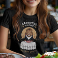Carnivore Culture Unisex Apparel Fun Lion Steak Design Perfect Gift for Meat Lovers Casual Wear for All Ages Graphic Tee – Everyday Comfort · High-Quality Print