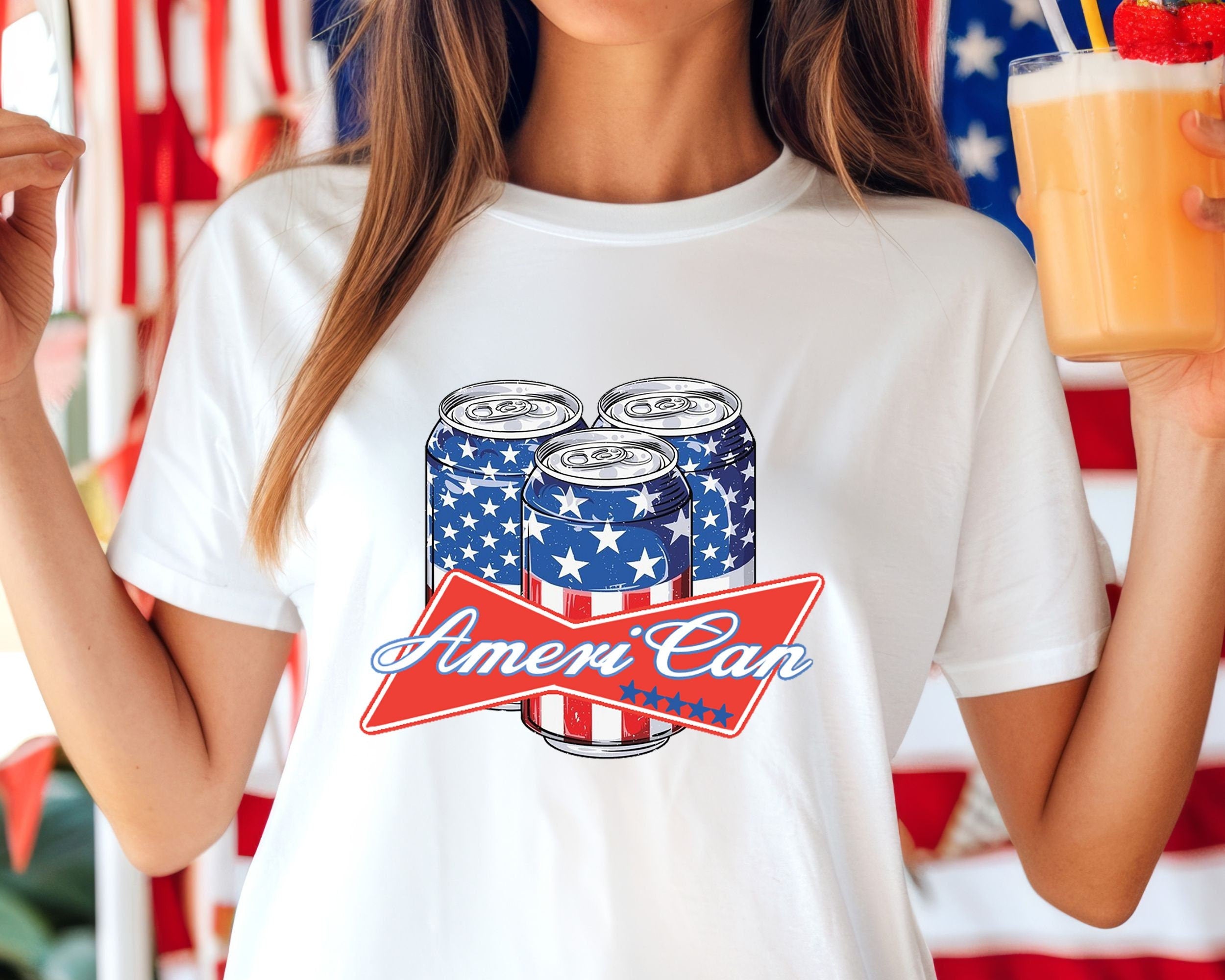 Vintage Ameri Can Shirt Fireworks Shirt 4th Of July Shirt Independence Day Fourth Of July Shirt Graphic Tee – Bold Style · Trending Graphic Apparel