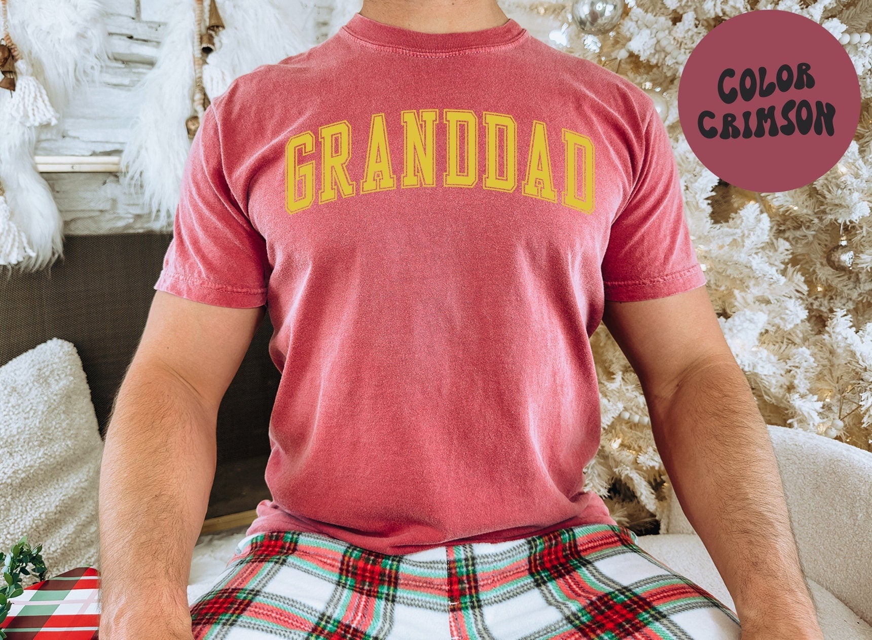 Granddad New Grandpa Fathers Day Grandfather Shirt Gifts COMFORT COLORS Tshirt Crew Neck Tee Crewneck Short Sleeve Men Women Graphic Tee – Bold Style · Top Pick For Any Outfit