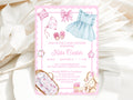 Baby Clothes Girl Baby Shower Invitation Girl Baby Clothes Baby Shower Invite Grandmillenial Invitation Template Baby Dress Invite C123 Graphic Tee – Bold Style · High-Quality Print