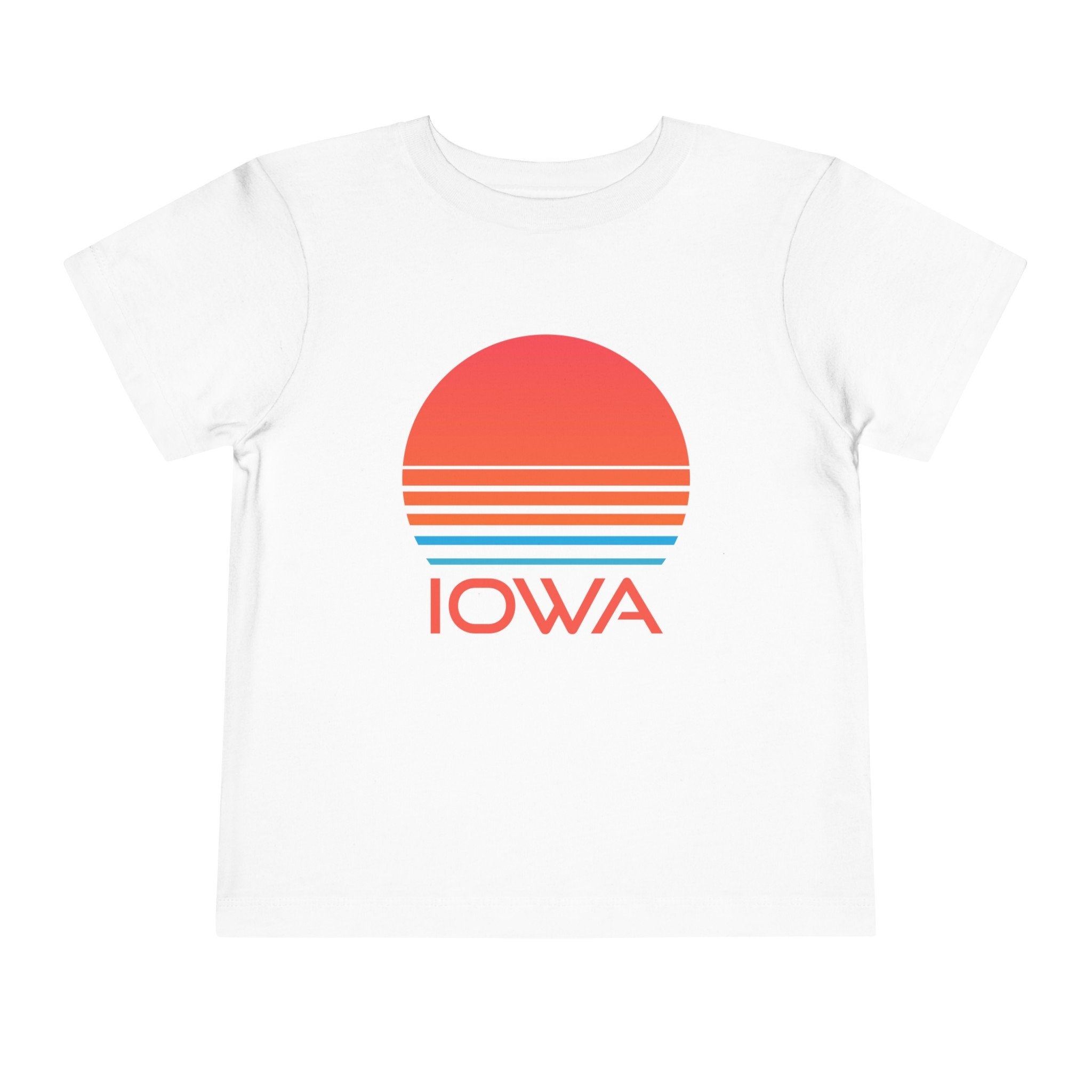 Iowa Toddler TShirt Retro 80s Unisex Toddler Iowa Shirt Personalization Available Graphic Tee – Feel-Good Design · Great Gift For Fans