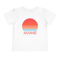 Maine Toddler TShirt Retro 80s Unisex Toddler Maine Shirt Personalization Available Graphic Tee – Aesthetic Look · Great Gift For Fans