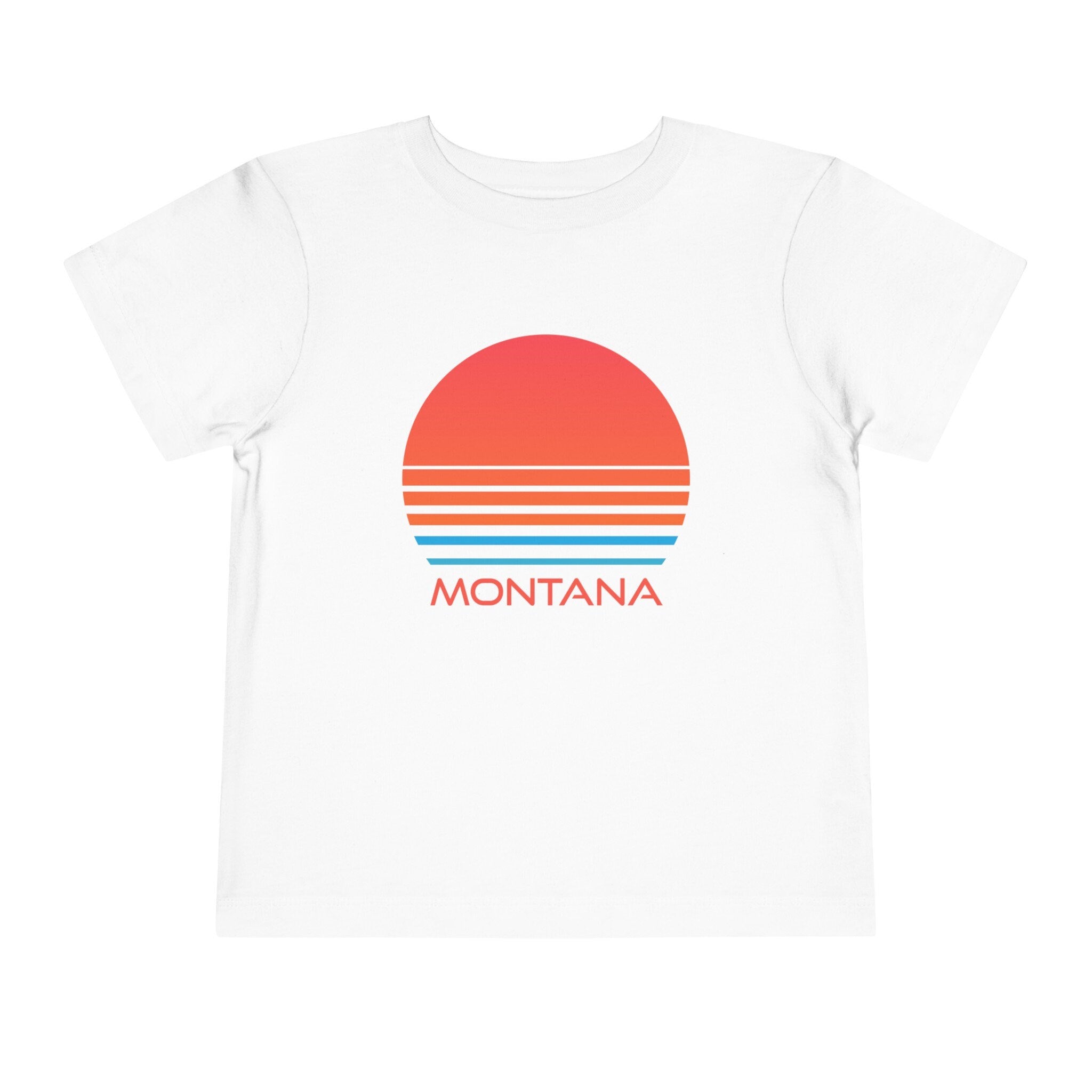 Montana Toddler TShirt Retro 80s Unisex Toddler Montana Shirt Personalization Available Graphic Tee – Soft Feel · Must-Have Style