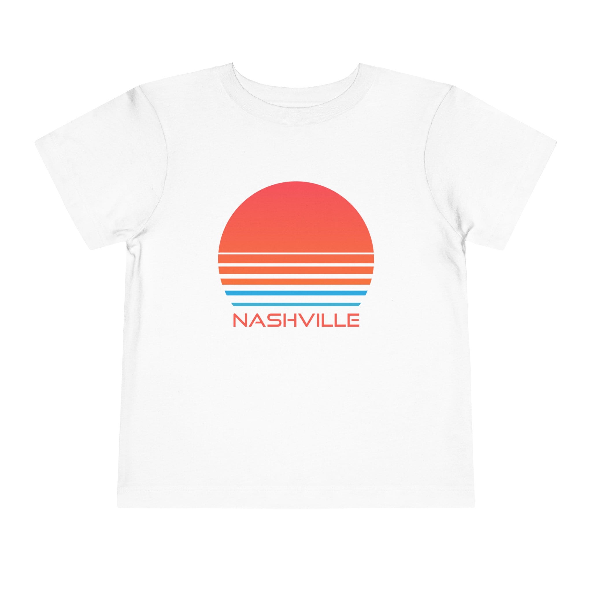 Nashville Tennessee Toddler TShirt Retro 80s Toddler Nashville Shirt Personalization Available Graphic Tee – Everyday Comfort · Perfect For Daily Wear