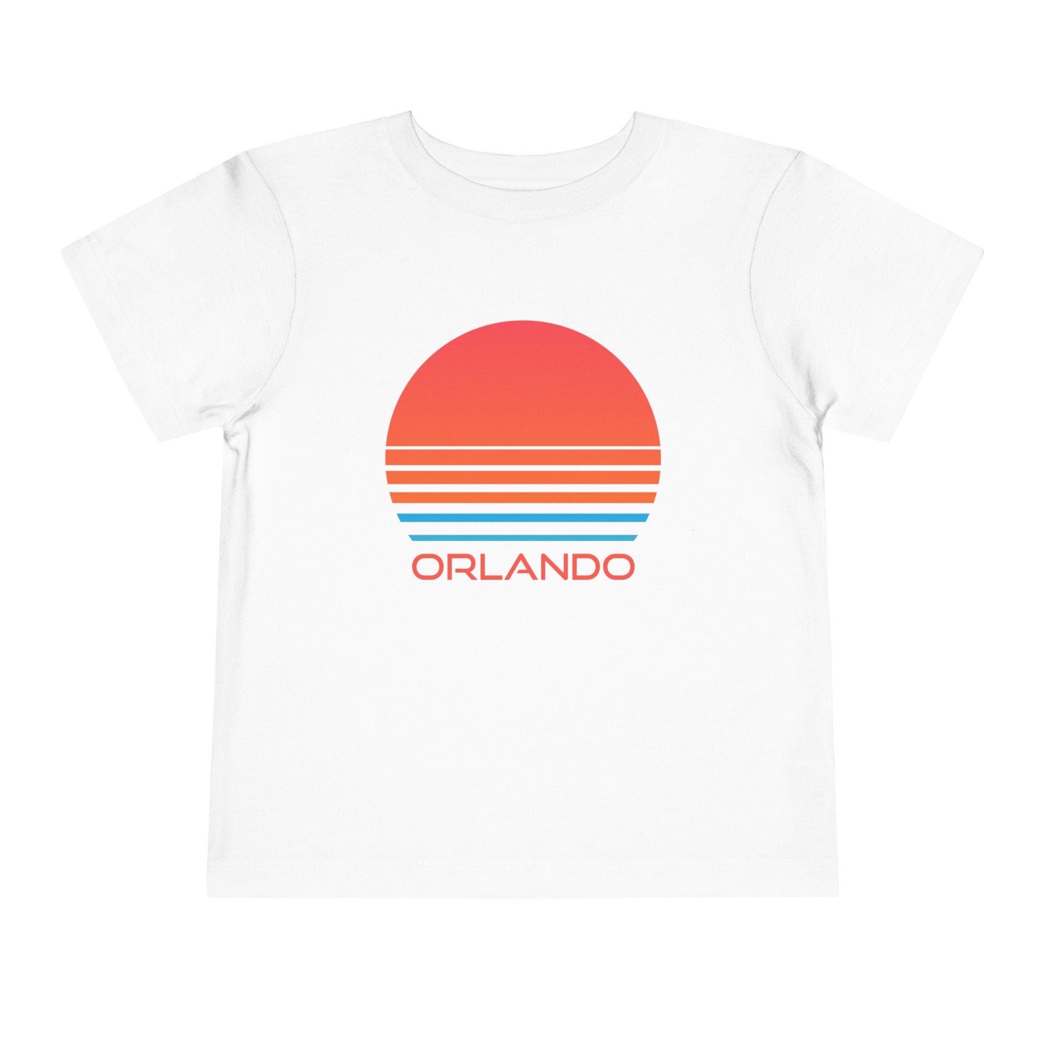 Orlando Florida Toddler TShirt Retro 80s Toddler Orlando Shirt Personalization Available Graphic Tee – Easygoing Wear · Trending Graphic Apparel