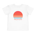 Palo Alto California Toddler TShirt Retro 80s Toddler Palo Alto Shirt Personalization Available Graphic Tee – Warm & Stylish · High-Quality Print