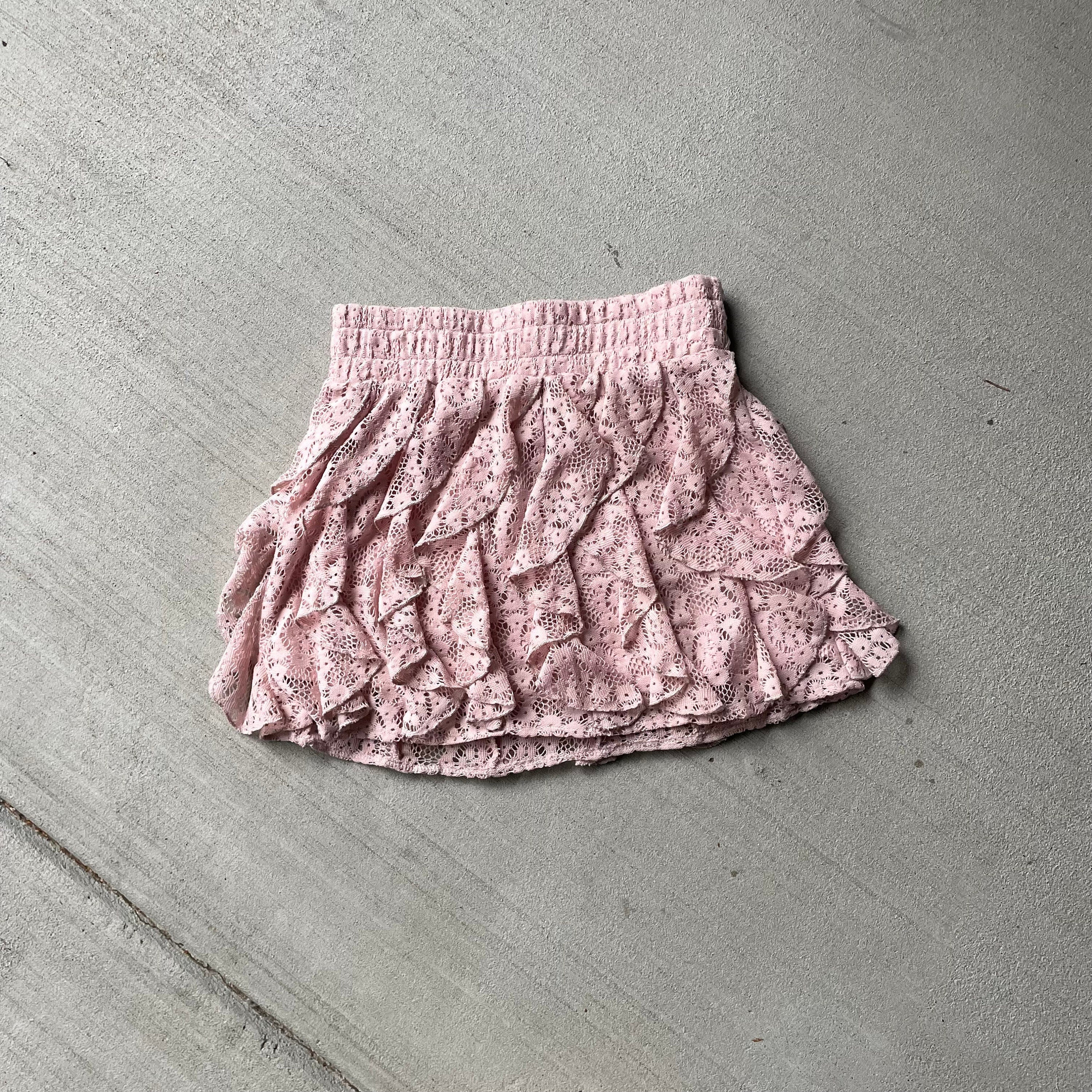 Y2K Wetseal vintage 00s pink lace ruffle mini skirt balletcore Graphic Tee – Cozy Vibes · Must-Have Style