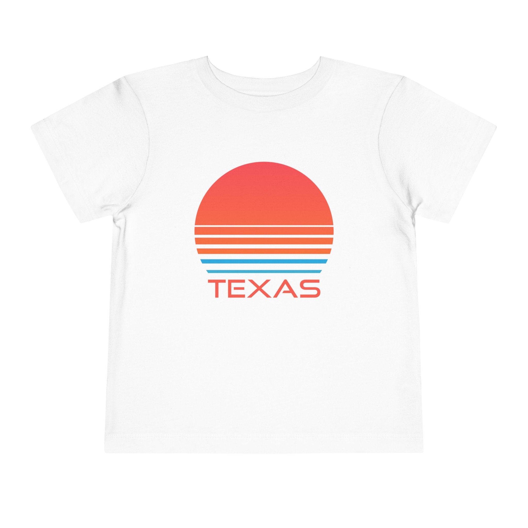 Texas Toddler TShirt Retro 80s Unisex Toddler Texas Shirt Personalization Available Graphic Tee – Bold Style · Must-Have Style