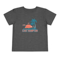 East Hampton New York Toddler TShirt Retro Palm Tree Toddler East Hampton Shirt Personalization Available Graphic Tee – Feel-Good Design · Perfect For Daily Wear