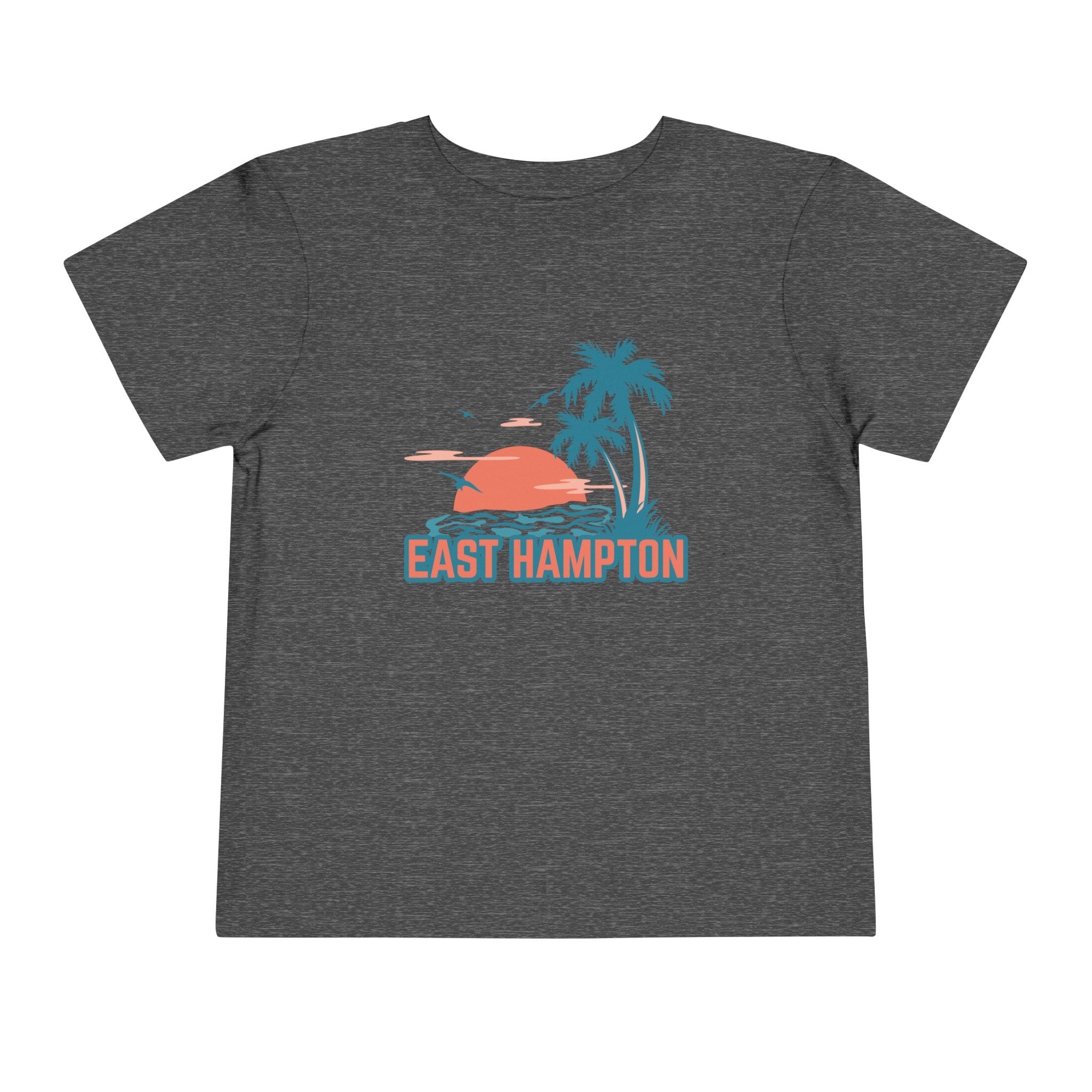 East Hampton New York Toddler TShirt Retro Palm Tree Toddler East Hampton Shirt Personalization Available Graphic Tee – Feel-Good Design · Perfect For Daily Wear