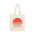 Georgia Cotton Canvas Georgia Tote Bag Retro 80s Personalization Available Tote Bag – Cozy Vibes · High-Quality Print
