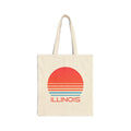 Illinois Cotton Canvas Illinois Tote Bag Retro 80s Personalization Available Tote Bag – Aesthetic Look · Top Pick For Any Outfit