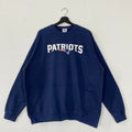 Vintage New England Patriots Sweatshirt New England Patriots Crewneck Patriots Sweater Sportswear NFL New England Patriots Print Logo XLarge Sweatshirt – Aesthetic Look · Great Gift For Fans