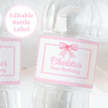 Water Bottle Labels With Bows Pink Bow Water Label First Birthday Girl Water Bottle Wrapper Baby Shower Girl Party Favors Gingham Bow PINK1 Graphic Tee – Cozy Vibes · Great Gift For Fans
