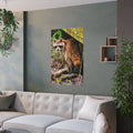 Racoon Poster Wall Art Satin Racoon Lover Wall Decor Nature Animal Lover Gift Real Photography No AI Graphic Tee – Warm & Stylish · High-Quality Print