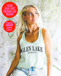 Glen Lake Michigan Tank Top Gifts Racerback Shirt Sleeveless Women39s Tank Top – Warm & Stylish · High-Quality Print