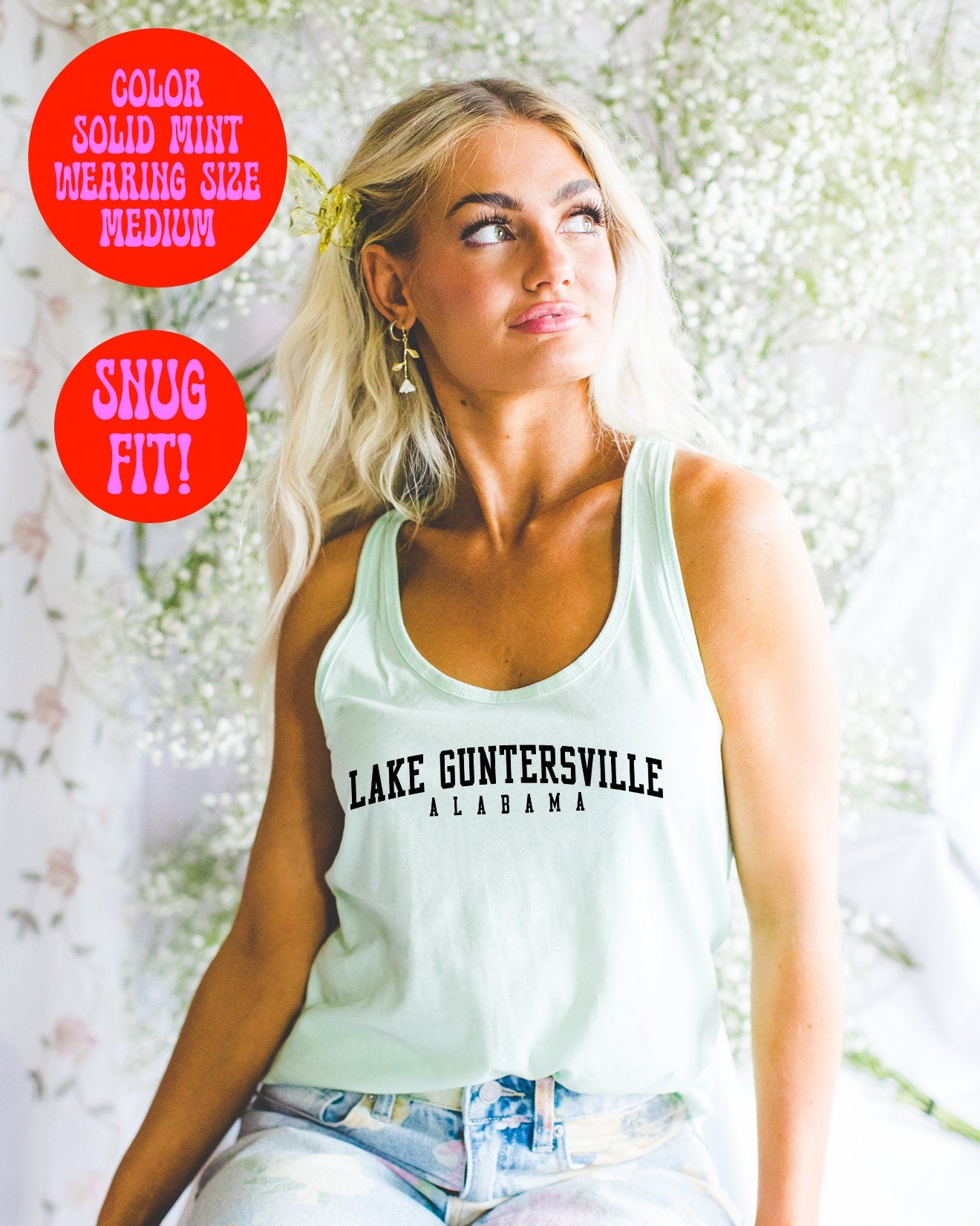 Lake Guntersville Alabama Tank Top Gifts Racerback Shirt Sleeveless Women39s Tank Top – Cozy Vibes · Top Pick For Any Outfit